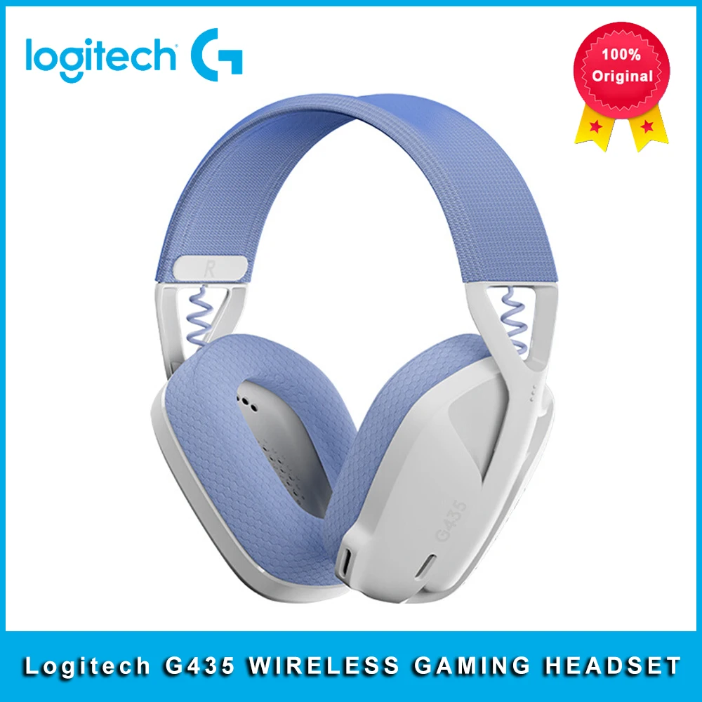Беспроводная игровая гарнитура Logitech G435 LIGHTSPEED геймерские Bluetooth наушники с