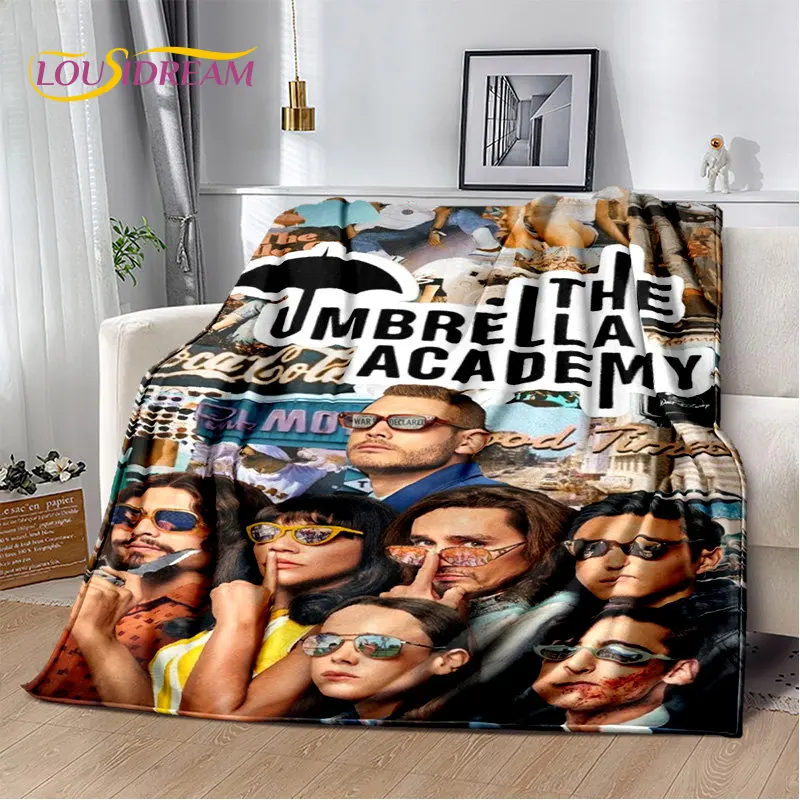 

The Umbrella Academy TV Movie Soft Plush Blanket,Flannel Blanket Throw Blanket for Living Room Bedroom Bed Sofa Picnic Cover Kid
