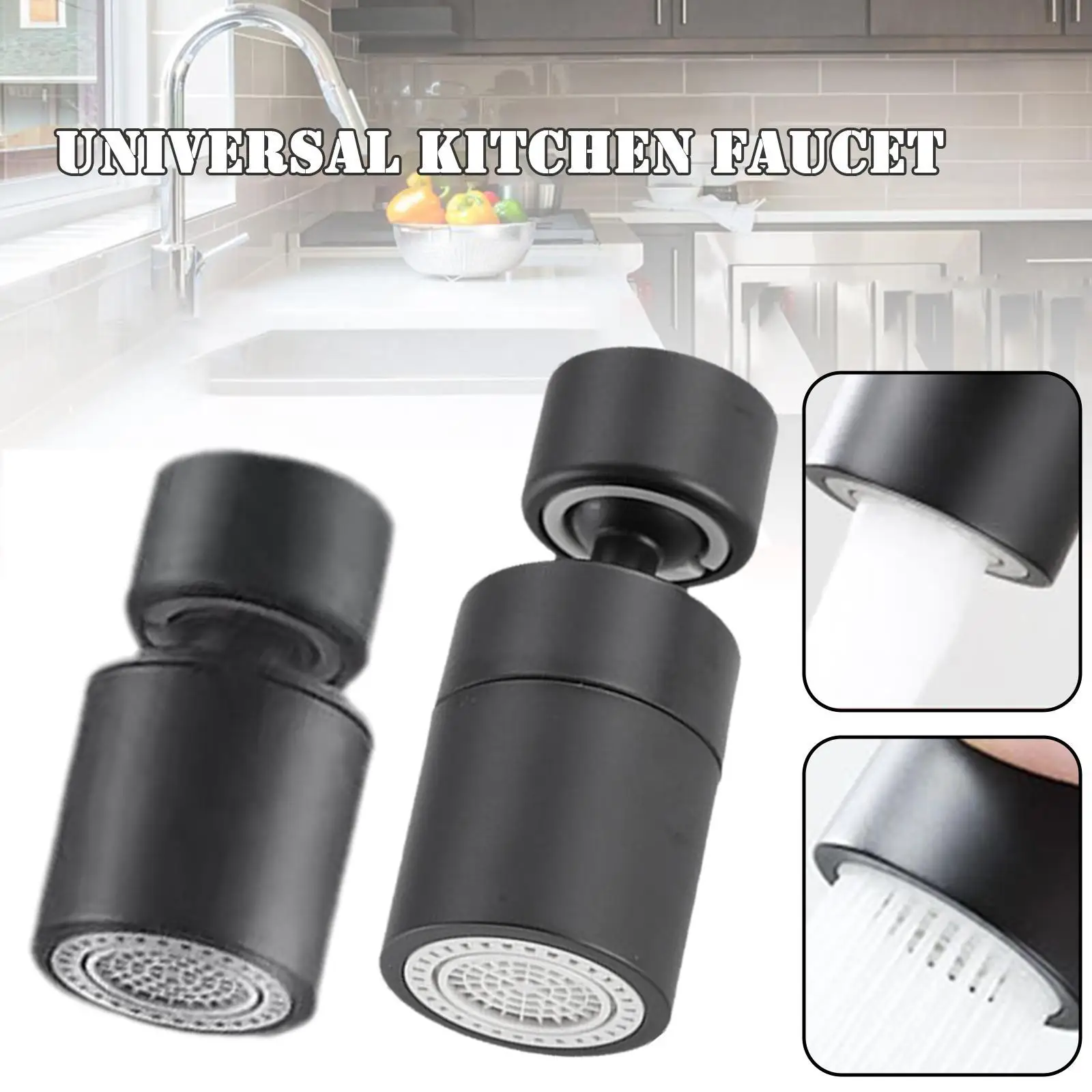 

Water Saving 27MM Female Thread Faucet Swivel Aerator Spout Bubbler Accessory For Kitchen Brass Attachment On Crane