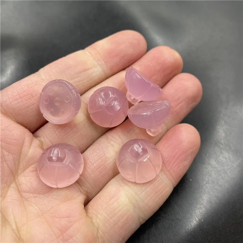 Дешевая подвеска из нефрита розового халцедона агата лотоса семян голубого