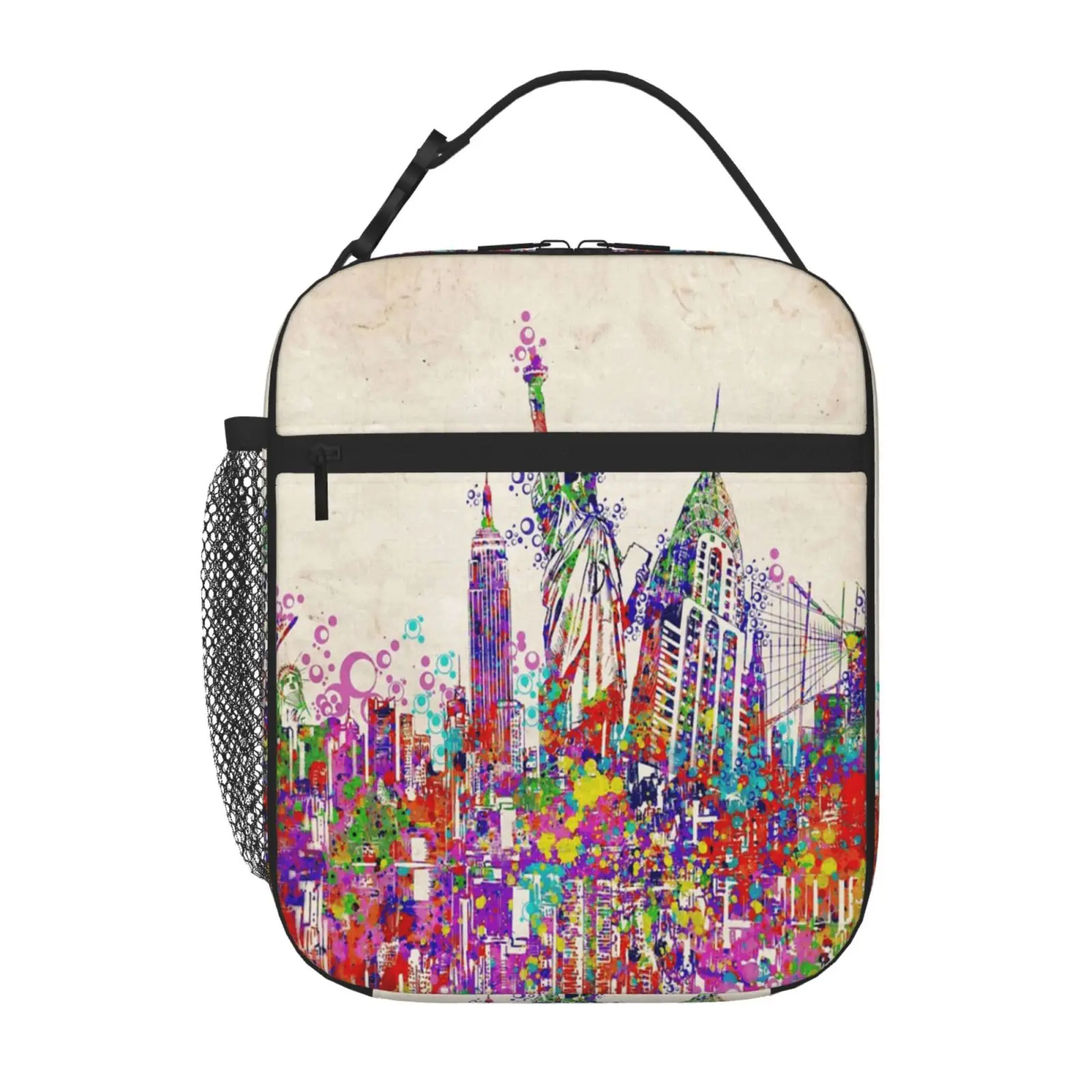 

New York Skyline Lunch Box Kids Thermal Bag Thermal Bag Insulated Lunch Box Lunch Thermal Bag