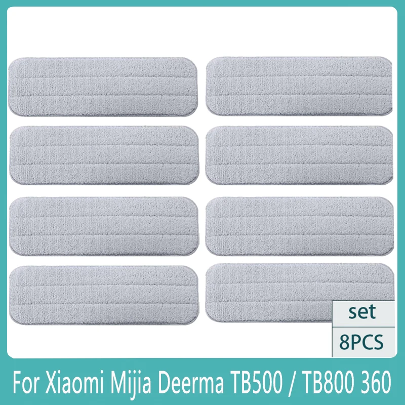 

Mop Pads Rags Replacement Spare Parts For Xiaomi Mijia Deerma TB500 / TB800 360 Degree Rotating Handheld Sweeper Accessories