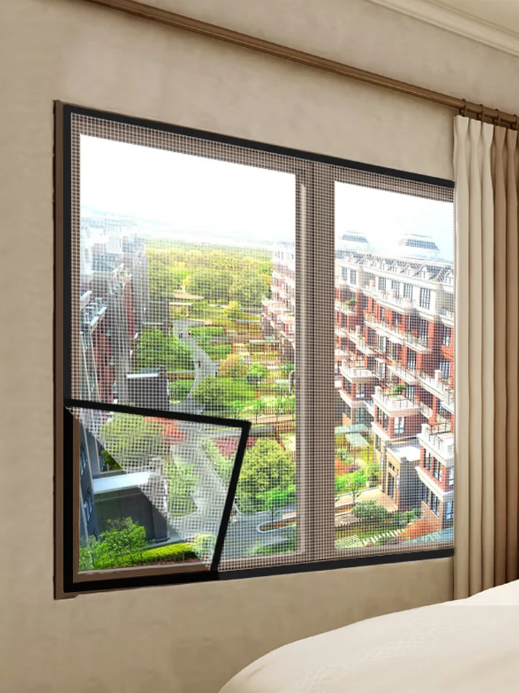 

Invisible mosquito net window household self-adhesive removable sand washing window net anti-mosquito screen window