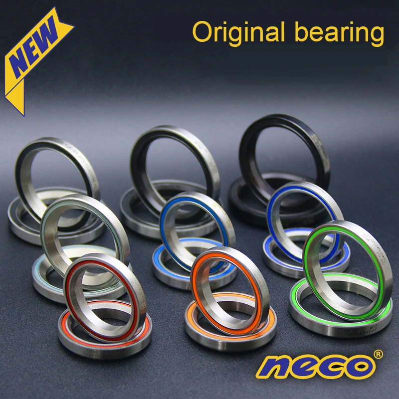 

Neco Bearing Road Bike MTB Headset Bearing MR136 MR137 32.8 41.8mm 37 47mm 45 Degree for Giant OD2 Overdrive Headset