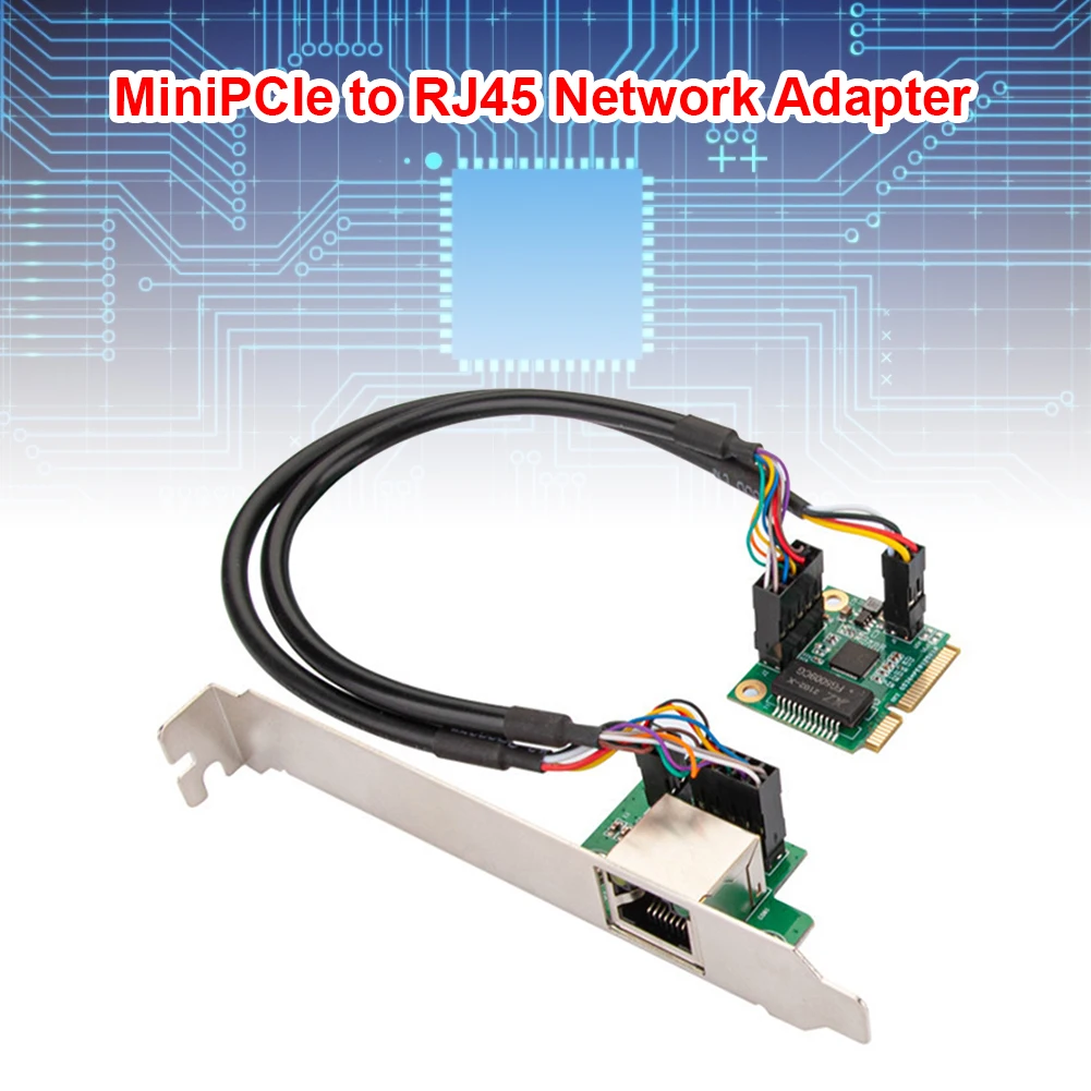 

2.5G Base-T Mini PCI-E to Gigabit Adapter Desktop Computer Ethernet Network Converter RJ45 LAN Controller Card