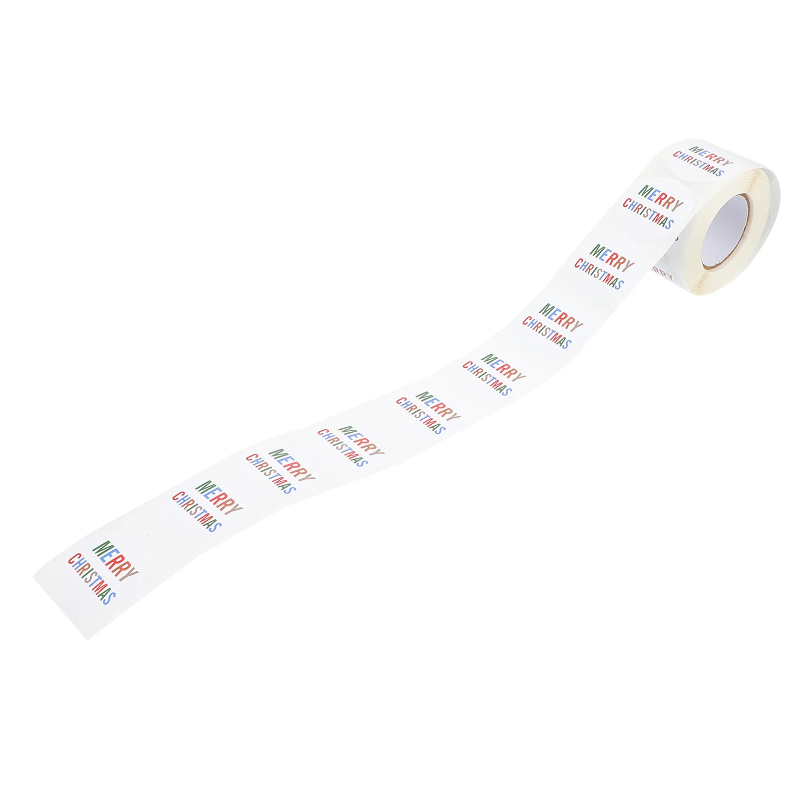 

1 Roll Simple Self-adhesive Christmas Stickers Christmas Gift Christmas Label
