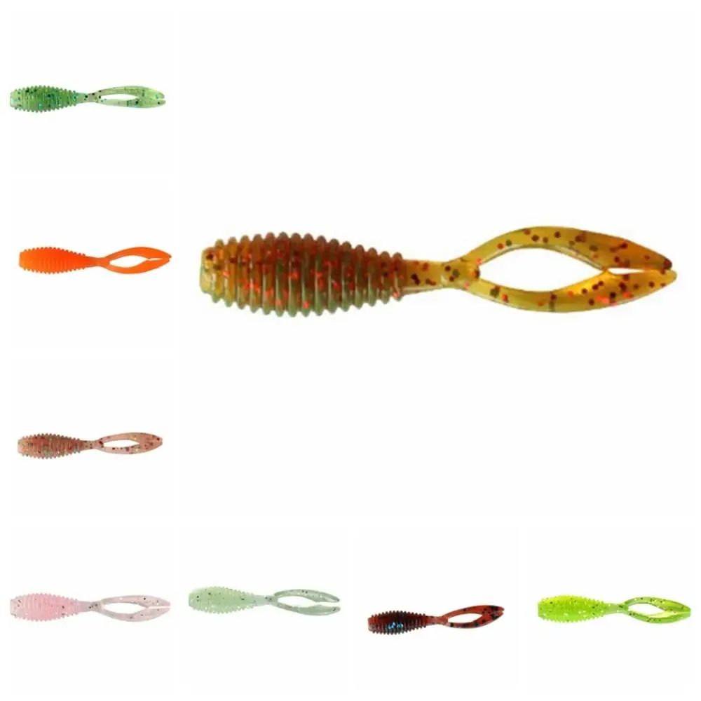 Искусственные силиконовые приманки с двойным хвостом 3 5 см/0 4 г 20 шт.