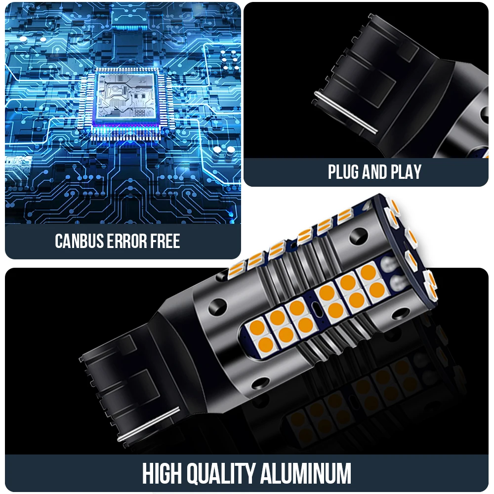 2x WY21W 7440A Canbus светодиодный указатель поворота для Lexus LS430 LS460 LS600H GX470 GX460 NX200T NX300H RC F