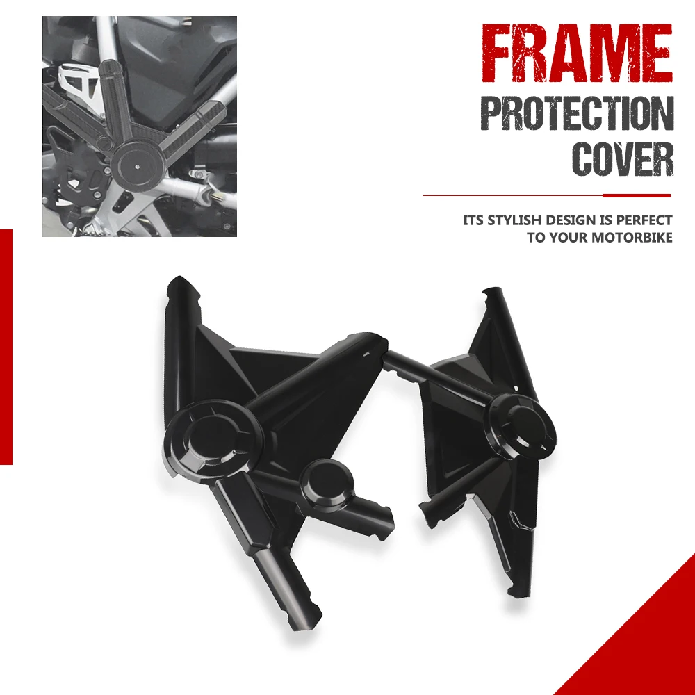 

For BMW R1200GS LC / Adventure 2013 2014 2015 2016 2017 2018 2019 Side Frame Panel Guard Protector Cover R1250GS /ADV 2018-2022
