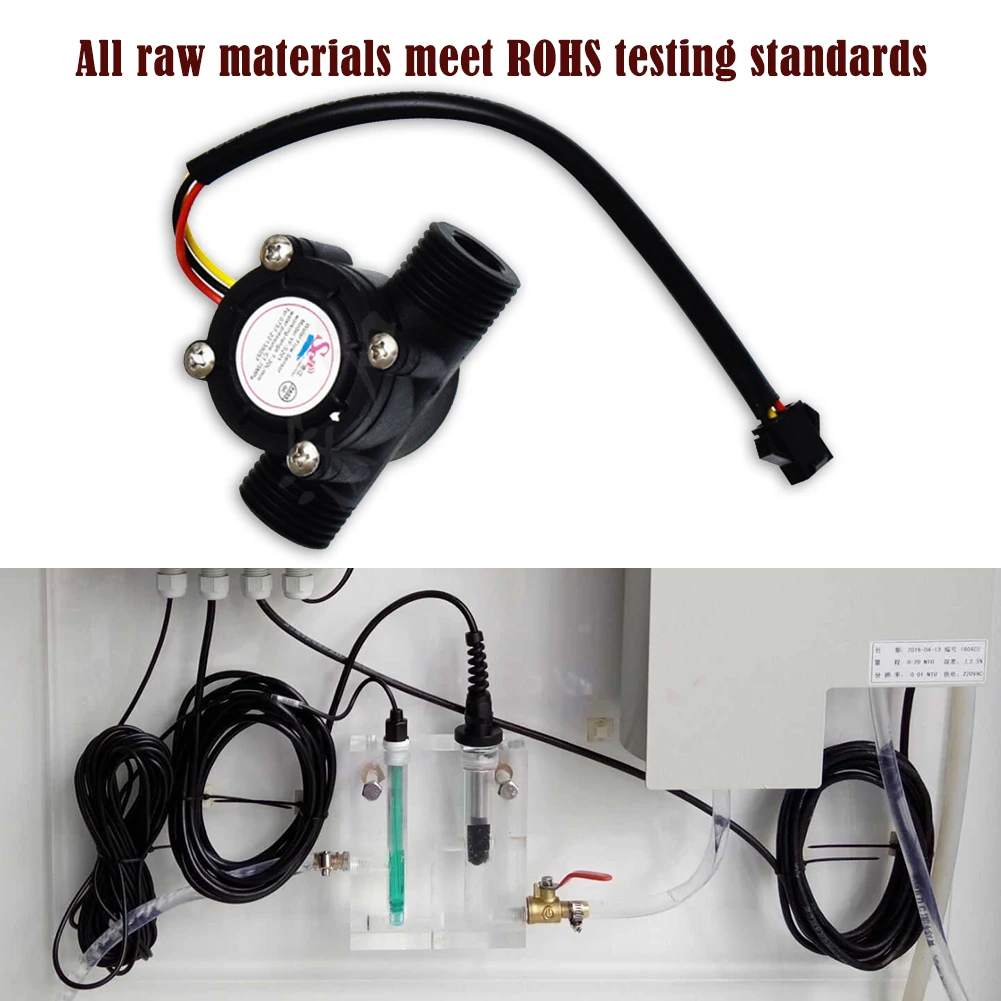 YF-S201 датчик расхода воды 1/2 МПа регулятор постоянный ток 5-18 в дюйма жидкости