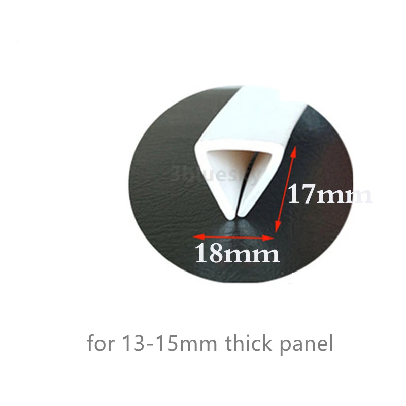 

Резиновая уплотнительная U-образная лента 17x18x17 мм для толщины 13-15 мм, стеклянная Металлическая Автомобильная деревянная панель, кромка корпуса, белая