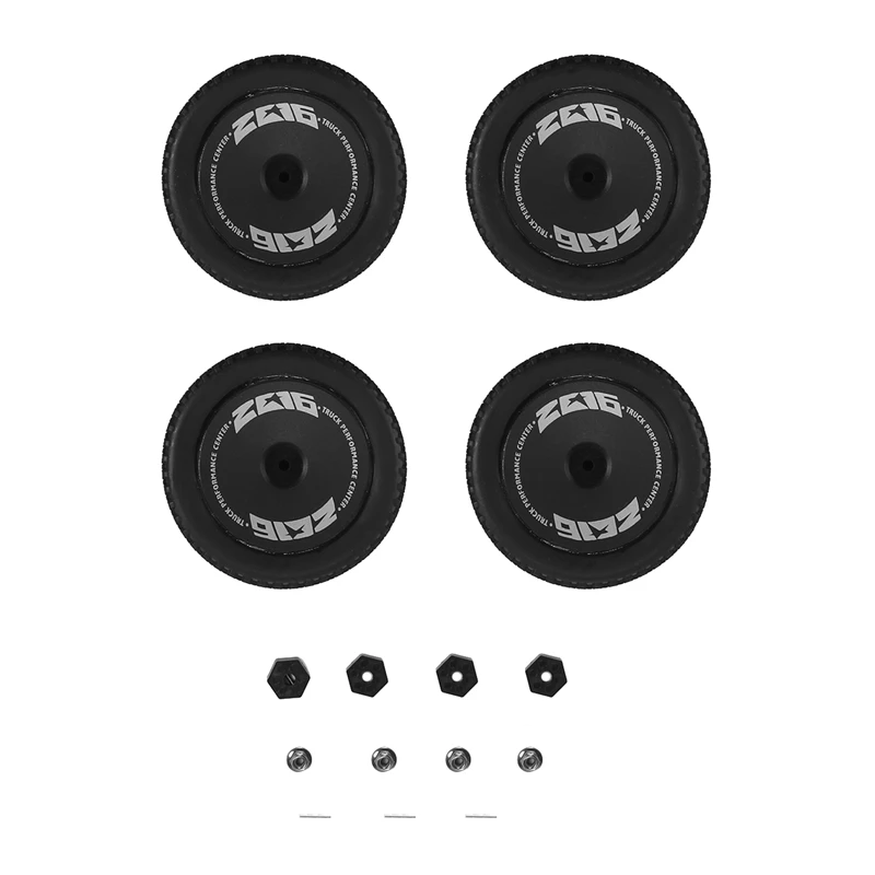 

FBIL-4Pcs Rubber Wheel Tire Tyre With Hex Nut For Wltoys 144001 144010 124016 124017 124018 124019 RC Car Upgrade Parts