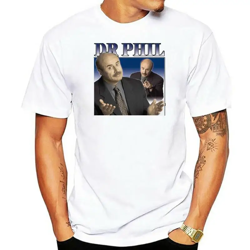 

Men T shirt VINTAGE Dr Phil Tee - Black Women tshirt