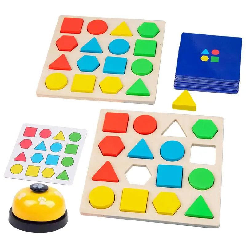 

Geometric Shape Puzzle Color Sorting Preschool Geometric Shapes Toy Geometric Color Game Educational Toys For Kids