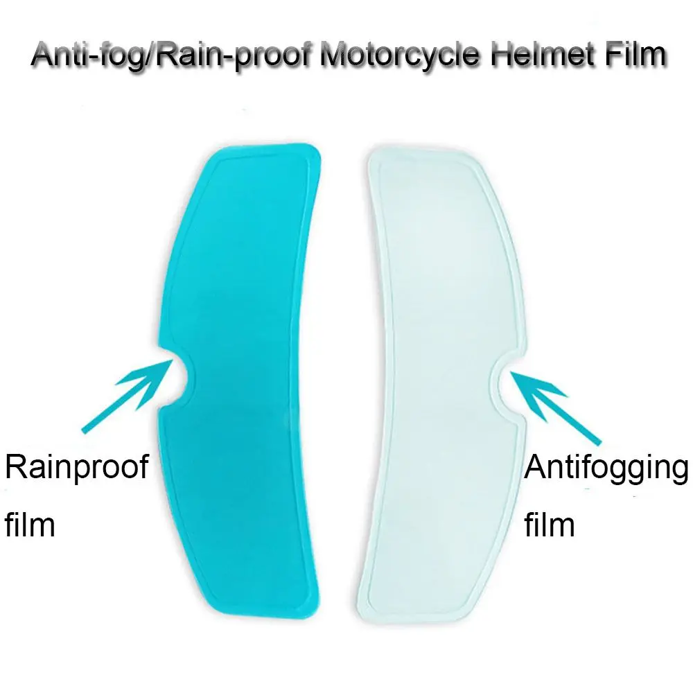 

Safety Moto Accessories Clear Helmet Anti-Fog Patch Universal Lens Film Rainproof Protective Film Visor Fog Resistant