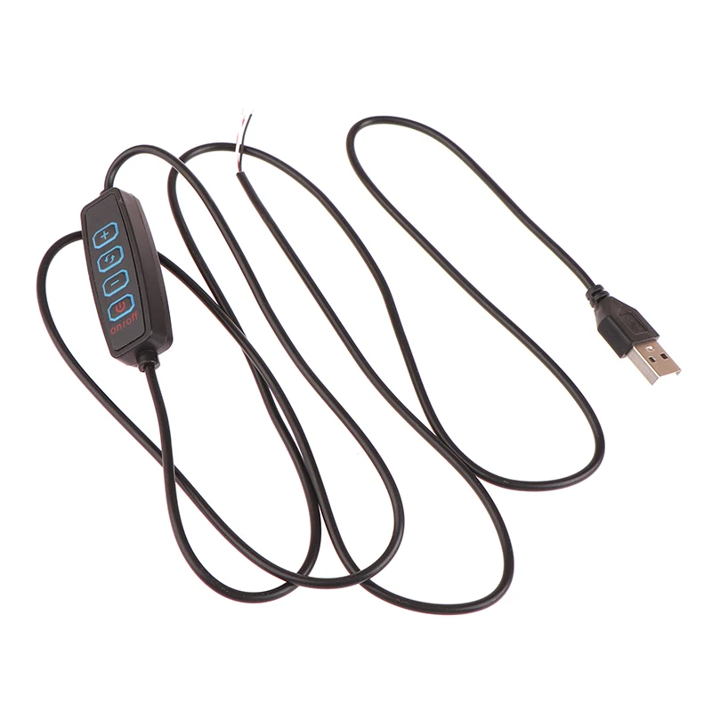 1 5 м USB В светодиодный тройной цвет затемнение цветной переключатель кабель