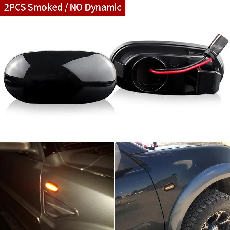 2 шт., Светодиодные поворотники для Mitsubishi Triton/L200 2005-2015 Pajero Montero Sport Nativa 2008-2016