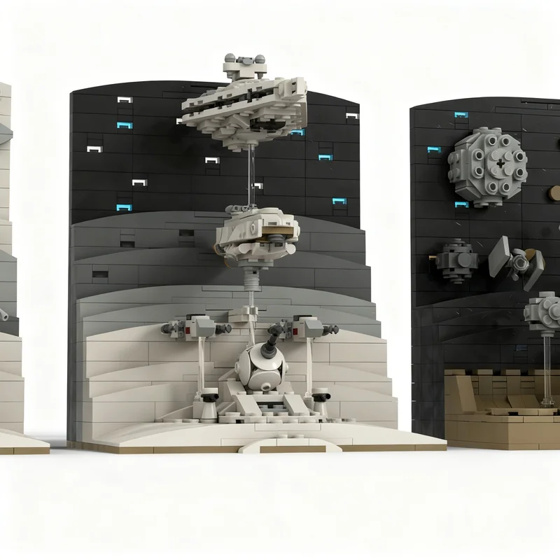 2754 детали MOC Star Battle Ultimate Collector Series Micro EPISODE V The Empire Strikes Back Модель из строительных блоков Подарки на Рождество (art.: 3920dcd37e885) - 3920dcd37e885