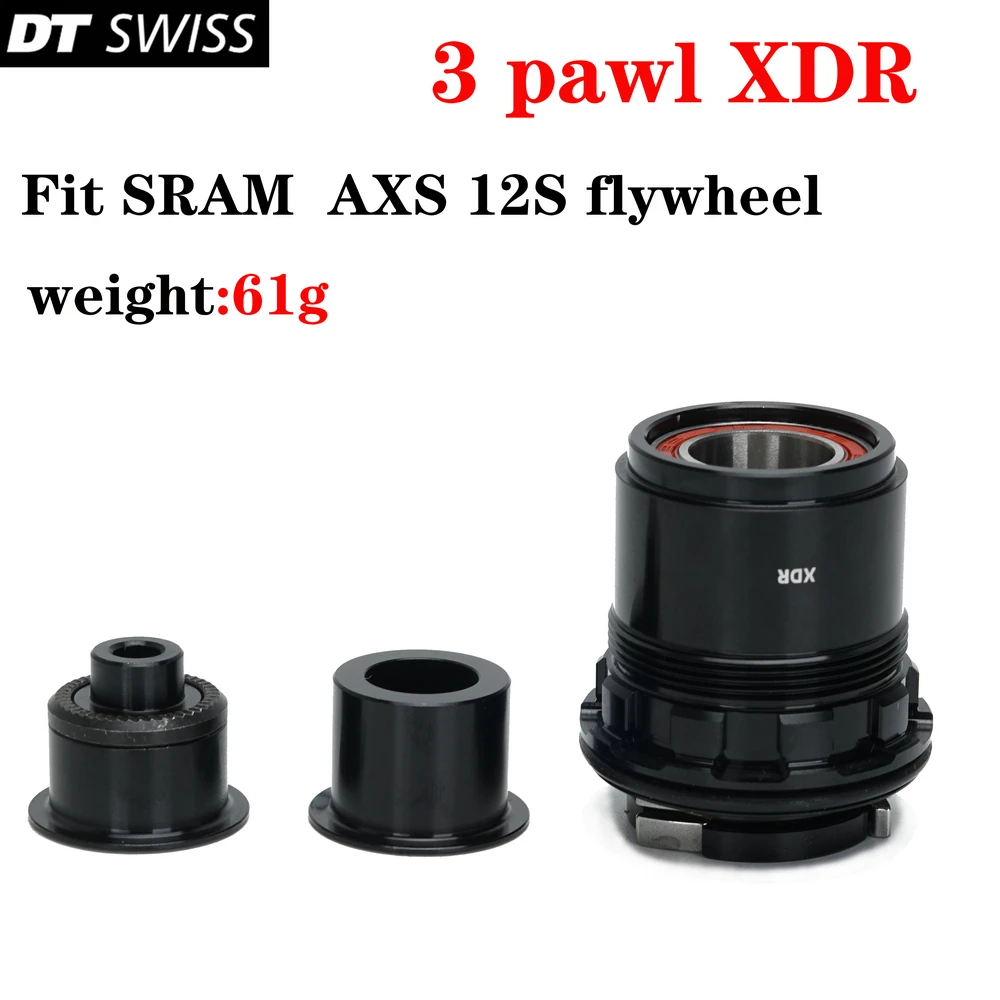 

DT Swiss XDR Freehub Body for 3 Pawl Hubs wheels 142X12 QR x 130mm End Caps Included 370
