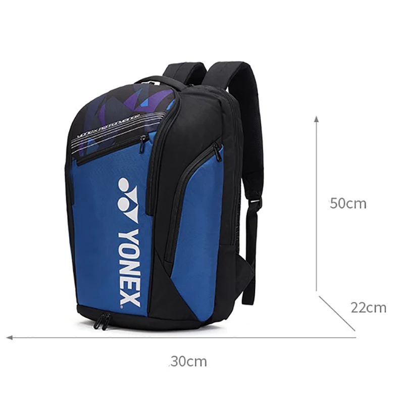 2022 Original YONEX 3-6pcs Padded Badminton Backpack Men's Sports Badmiton Racket Bag With Independent Shoes Compartment