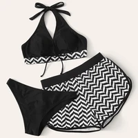 summer large swimsuits tankini sets female swimwear beach wear two piece bathing suit sports pool women swimming suit plus size