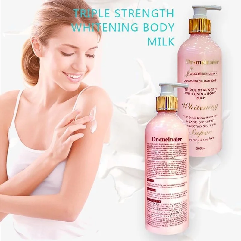 

24K Gold Glutathione Body Lotion Moisturizing Brightening Firming Body Lotion for Dark Skin Women Rapid Whitening Glowing Skin