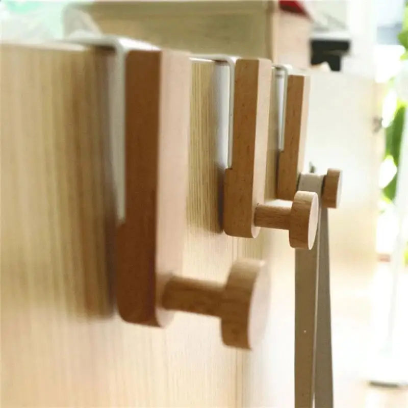 

Nail-free And Punch-free Design Cabinet Hooks Sturdy Structure Strong Load-bearing Door Back Hanging Holder Anti-deform