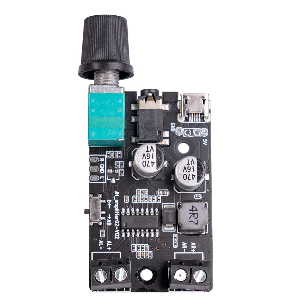 Плата высокомощного стереоусилителя LTK5328 плата аудио усилителя модуль 5 В