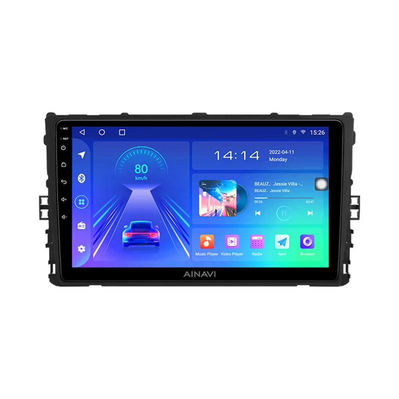 Ainavi Car radio Android auto For VW Volkswagen MQB POLO VI Jetta MK7 2020 2021 Wireless Carplay Multimedia player 4G Car stereo images - 6