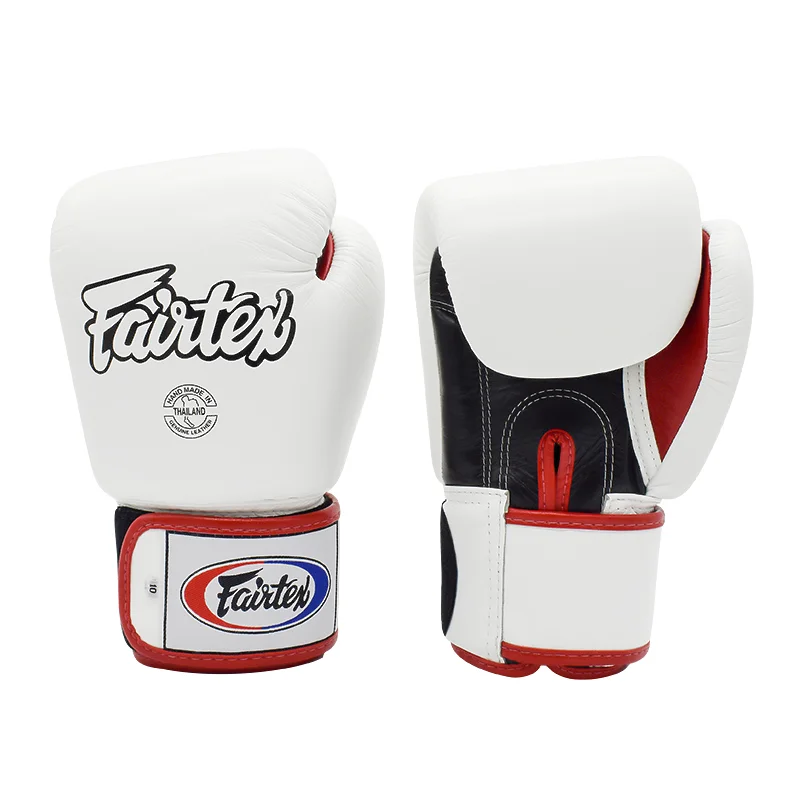Тайские кожаные боксерские перчатки fairtexFeltes BGV1 взрослые детские перфорированные