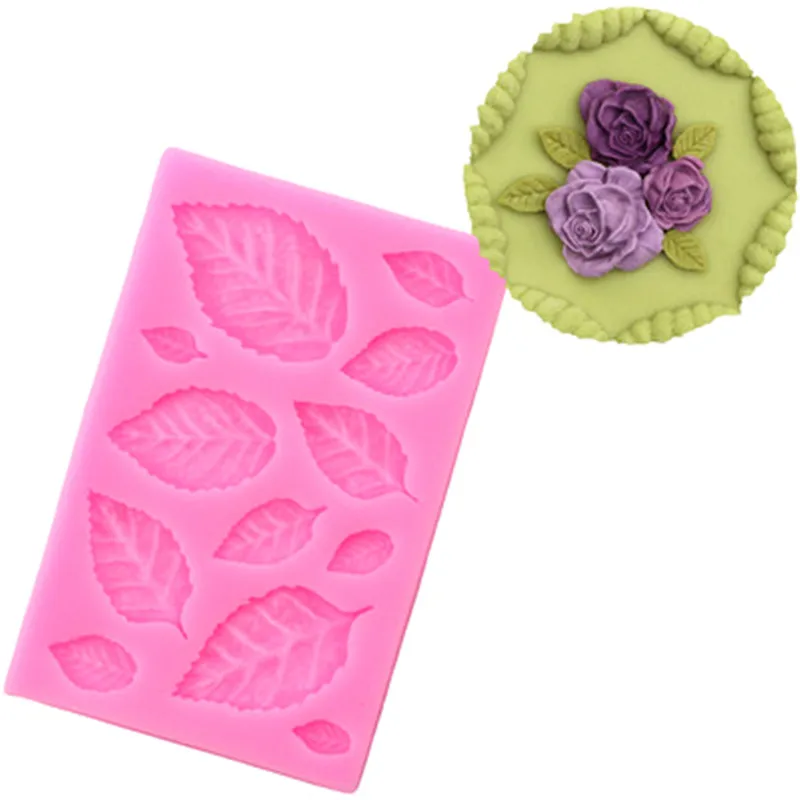 

Leaf Shape Silicone Mold Leaf Cake Decoration Fondant Cookie Mold Baking Tool Brand New High Quality Practical