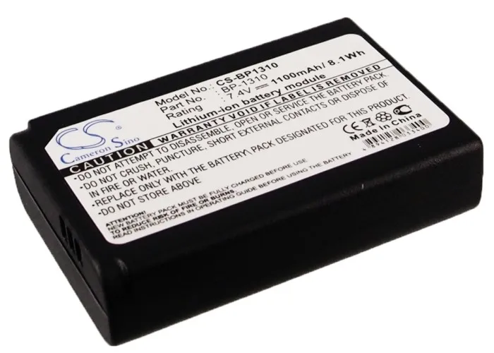 

Аккумулятор 1100 мАч для камеры Samsung BP1310 BP-1310 NX10 NX5 NX11 NX100 NX20