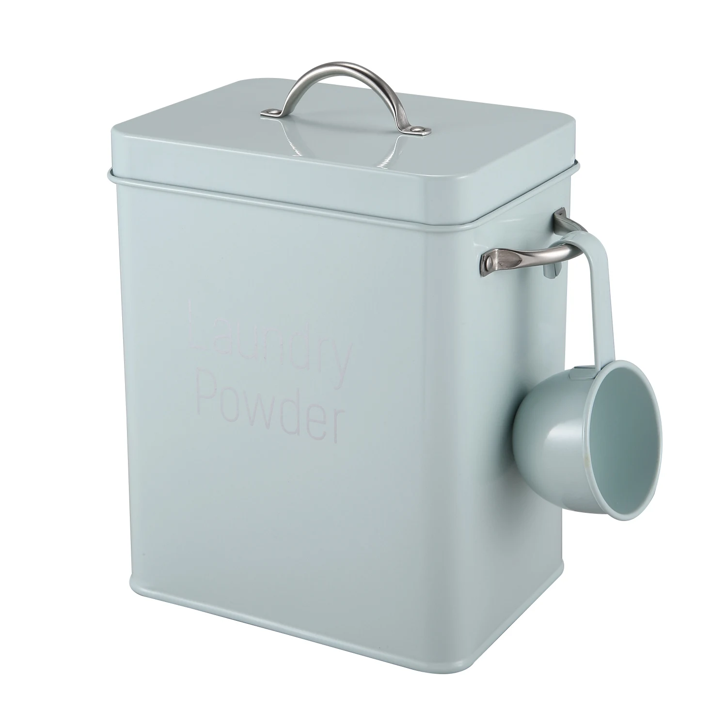 

Beautiful Powder Laundry Powder Boxes Storage with Scoop Green