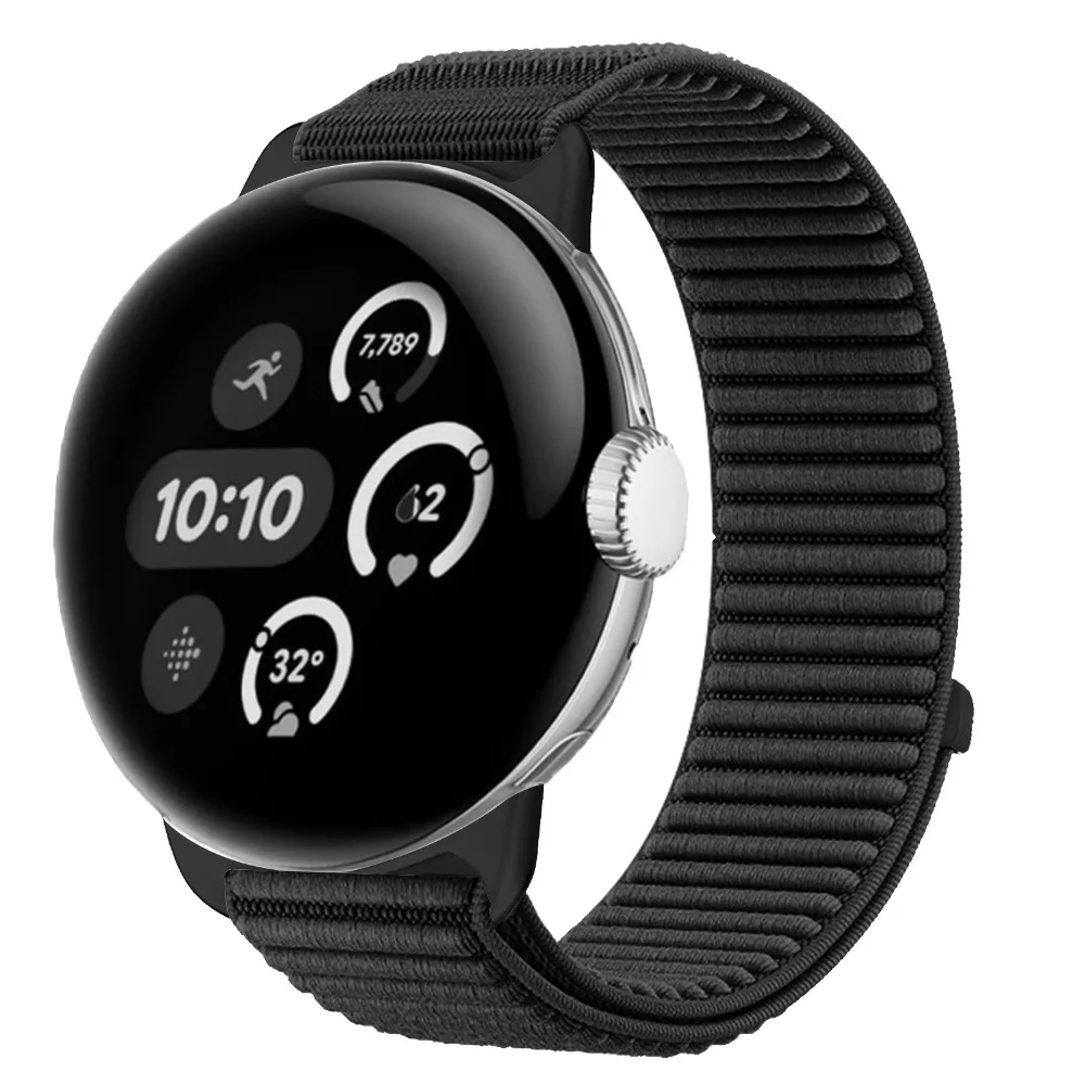 Фото Ремешок для Google Pixel Watch 4, 3, 45 мм, 41 мм, ремешок для часов, нейлоновая петля, спортивный браслет, браслет Google Pixel Watch 3 4, ремешок, аксессуары №4