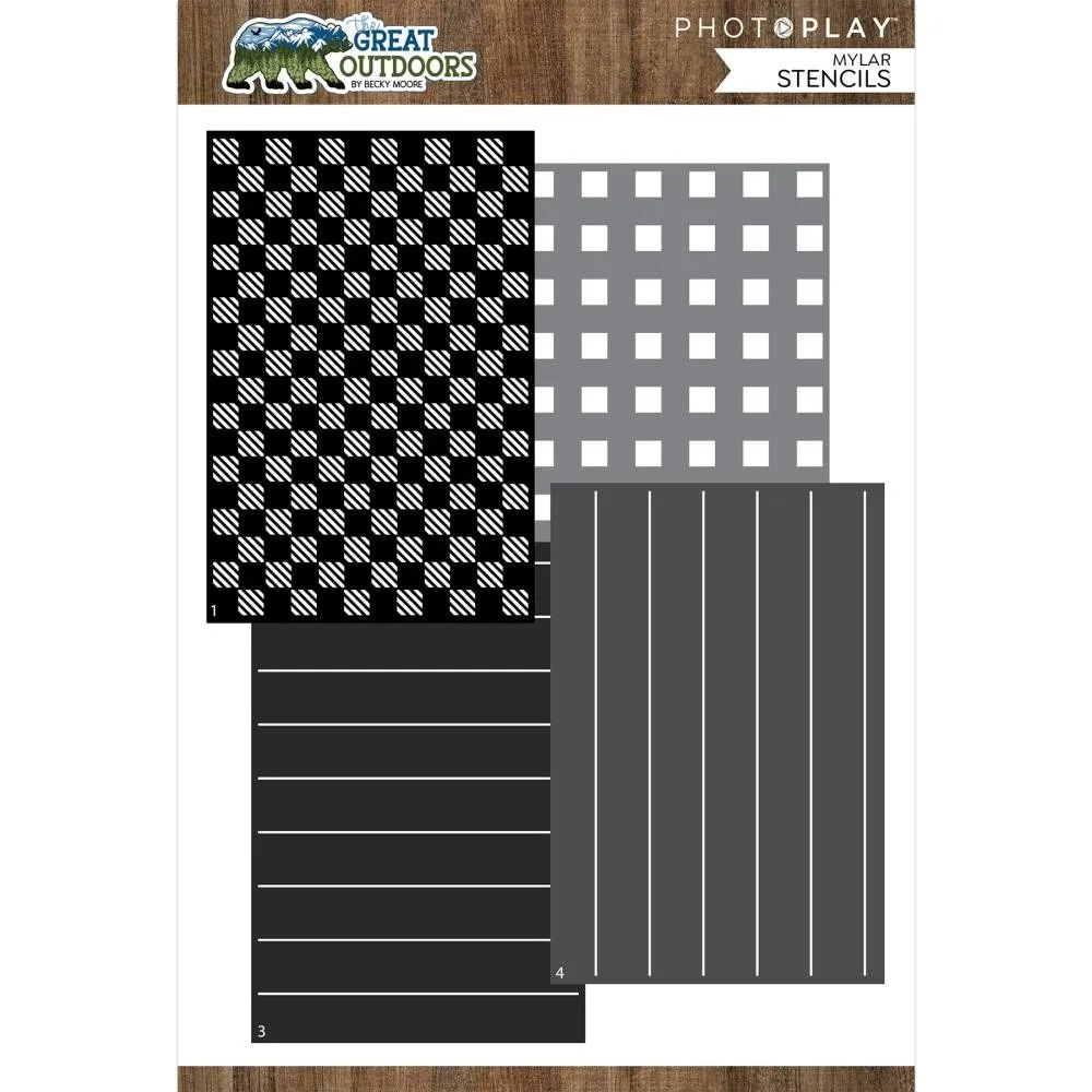 

Plaid Lines For Diy Scrapbooking Crafts Maker Photo Album Stencil Template Handmade Decoration Gift 2022 New Arrival