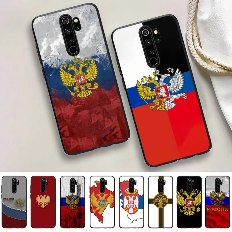 

Russian Flag Phone Case for Redmi 5 6 7 8 9 A 5plus K20 4X S2 GO 6 K30 pro