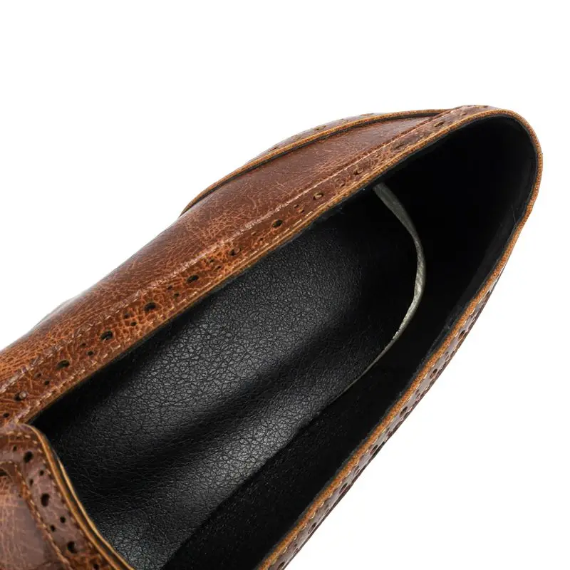 Girseaby Классические женские туфли-лодочки с квадратным носком на массивном