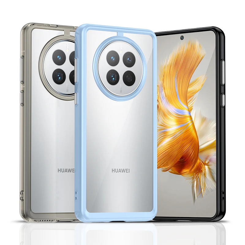 For Huawei Mate 50E Clear Case Huawei Mate 50E Cover Coque Fundas Translucent Shockproof Phone Bumper Huawei Mate 50E
