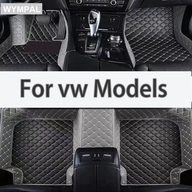 Автомобильный коврик для vw T-Cross GolfMK7 GolfMK5 Passat Tiguan CC Golf 6 8 L Jetta A6 Beetle EOS Автомобильные