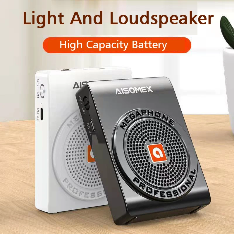 

K8 Loudspeaker Teacher Teaching Wired Headset Outdoor Guide Mini Waist Microphone Bluetooth Speaker High Power Mmicrophone