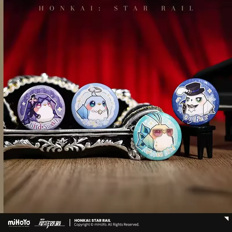 Официальный товар Sunsyea Honkai Star Rail miHoYo, оригинальная маленькая сумка серии JMDHYS, авантюрин Dr. Брошь «Соотношение Робин» (art.: 3920cd17d6599) - 3920cd17d6599