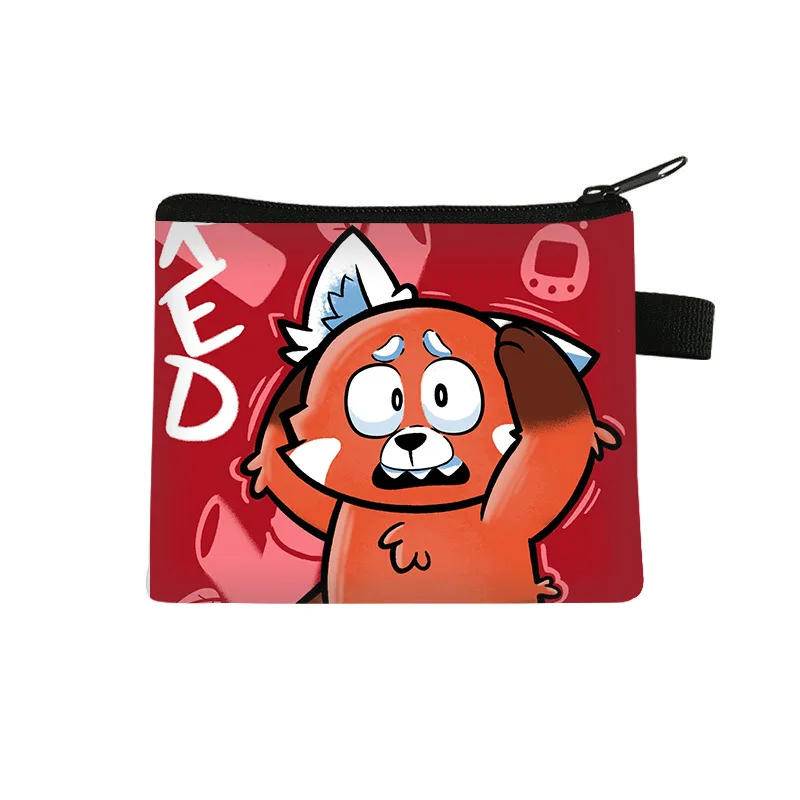 

Youth Metamorphosis Coin Purse Turning Red Anime Peripheral Card Bag Key Fashion Polyester Storage Bag Childlike Fashion