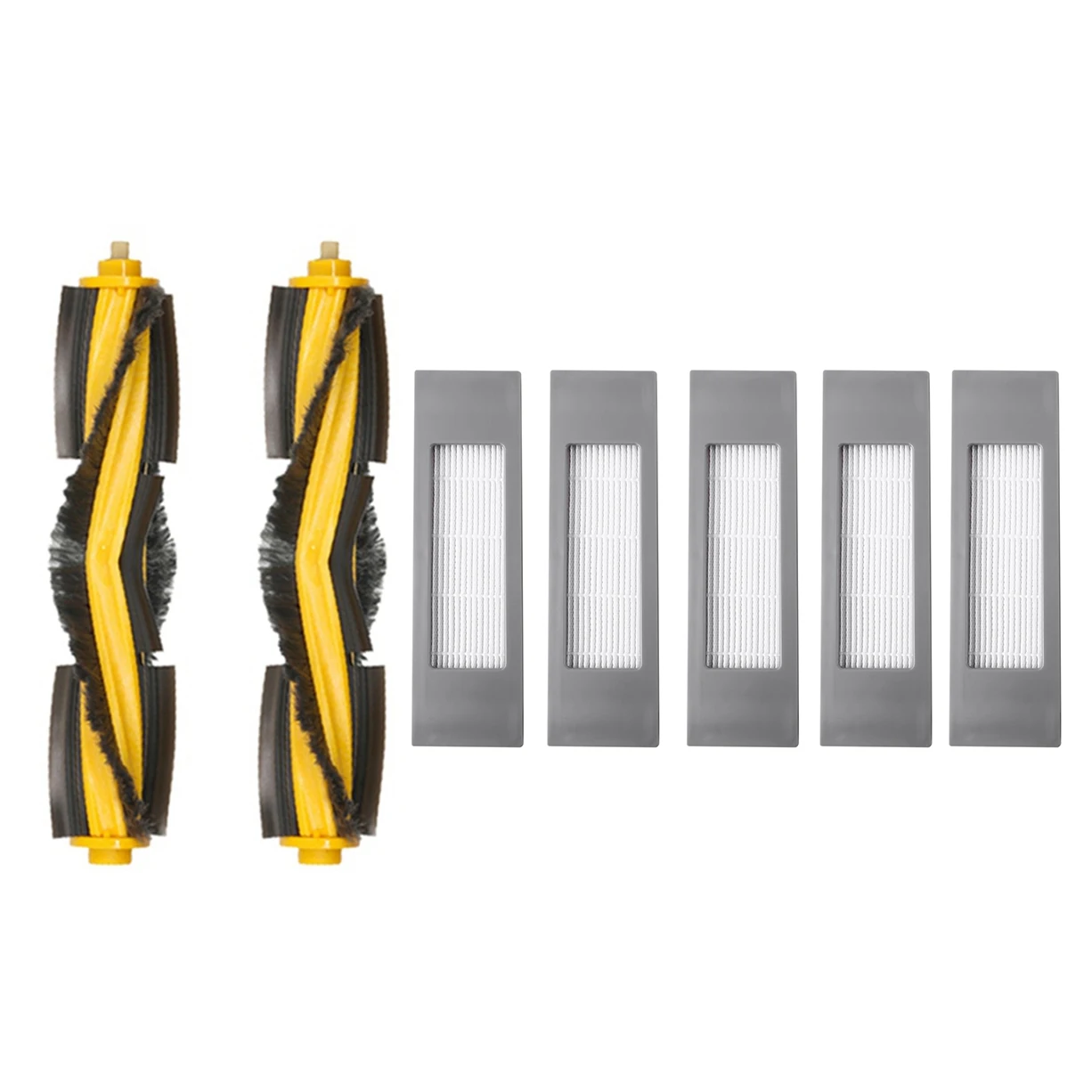 

2 шт., роликовая щетка для робота-пылесоса Ecovacs Deebot OZMO 950