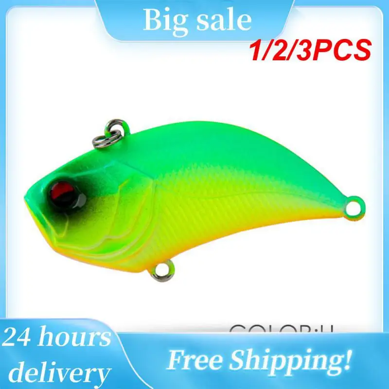 

1/2/3PCS ALASICKA13g 55/52mm VIB Vibra Fishing Lure Artificial Sinking Spinner Baits For Bass Pike Perch Fishing Equipment Tools
