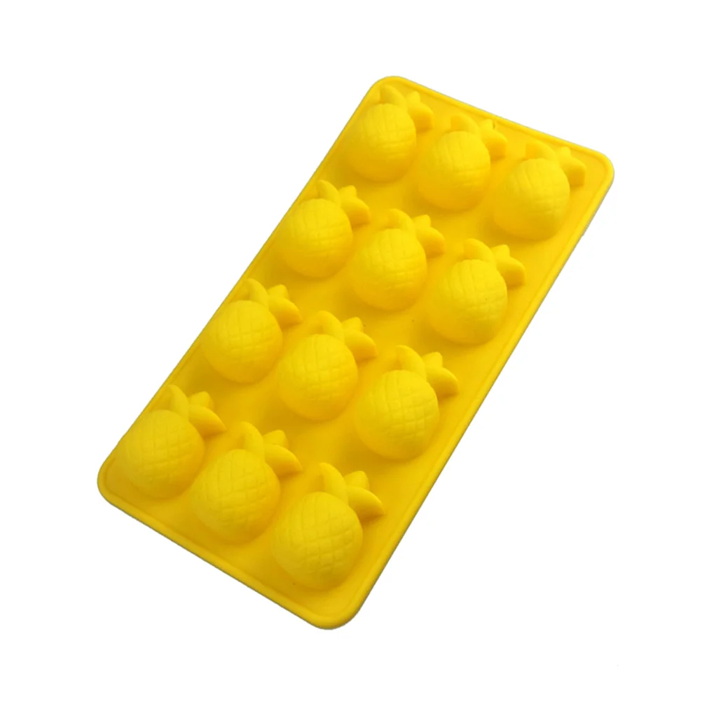 

Silicone Mold Fruit Pineapple Molds Candy Baking Fondant Cupcake Ice Gummy Diy Mould Tray Cake Shaped Stick Non Fudge 3D Pudding