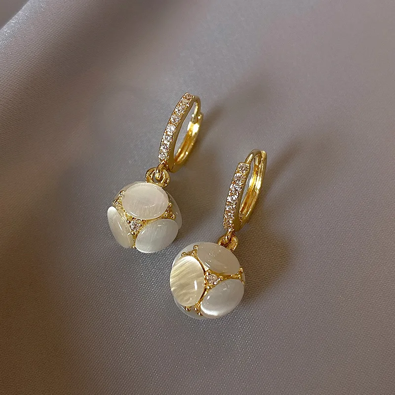 

Light Luxury Opal Earrings for Women Fashion Charm Jewelry