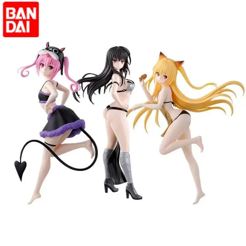Фото В наличии оригинальная фигурка Bandai Namco To Love Darkness Nana Asta Deviluke Kotegawa Yui из ПВХ, модель аниме, подлинное украшение для рабочего стола №1