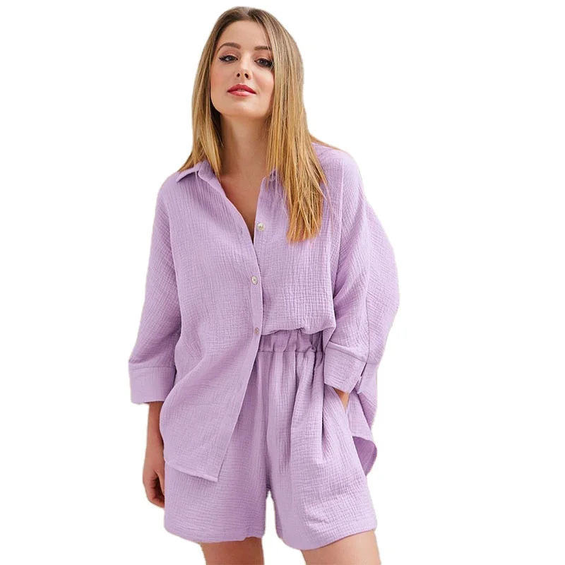 

Cotton Pajamas For Women Set 2023 New Design Short Pajama Set