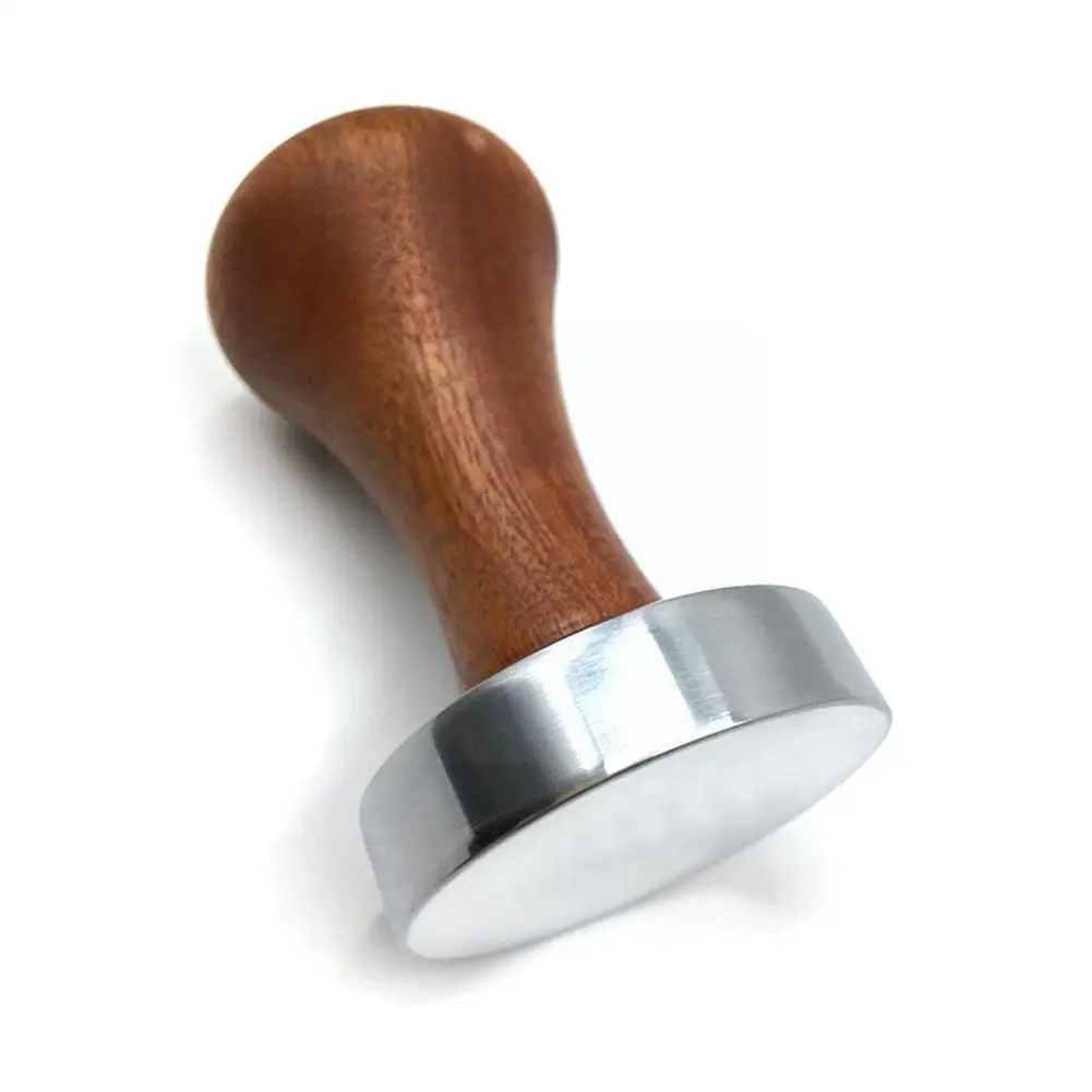 

Пищевой 51/53/58 мм кофемолка с деревянной ручкой для бариста ручной работы кофемолка для эспрессо A4m7