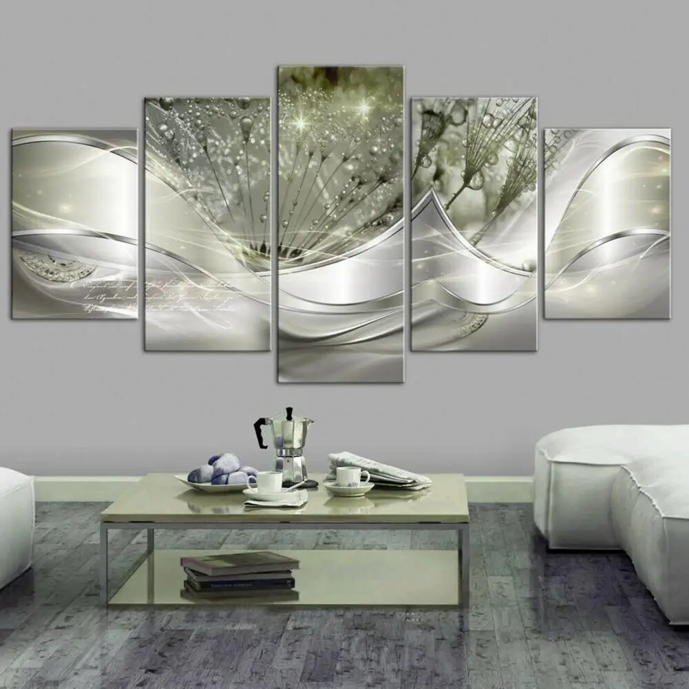 

Canvas 1 Set Durable Stylish Appearance Painting Tear Resistant Frameless Picture Bright Color for Hotel